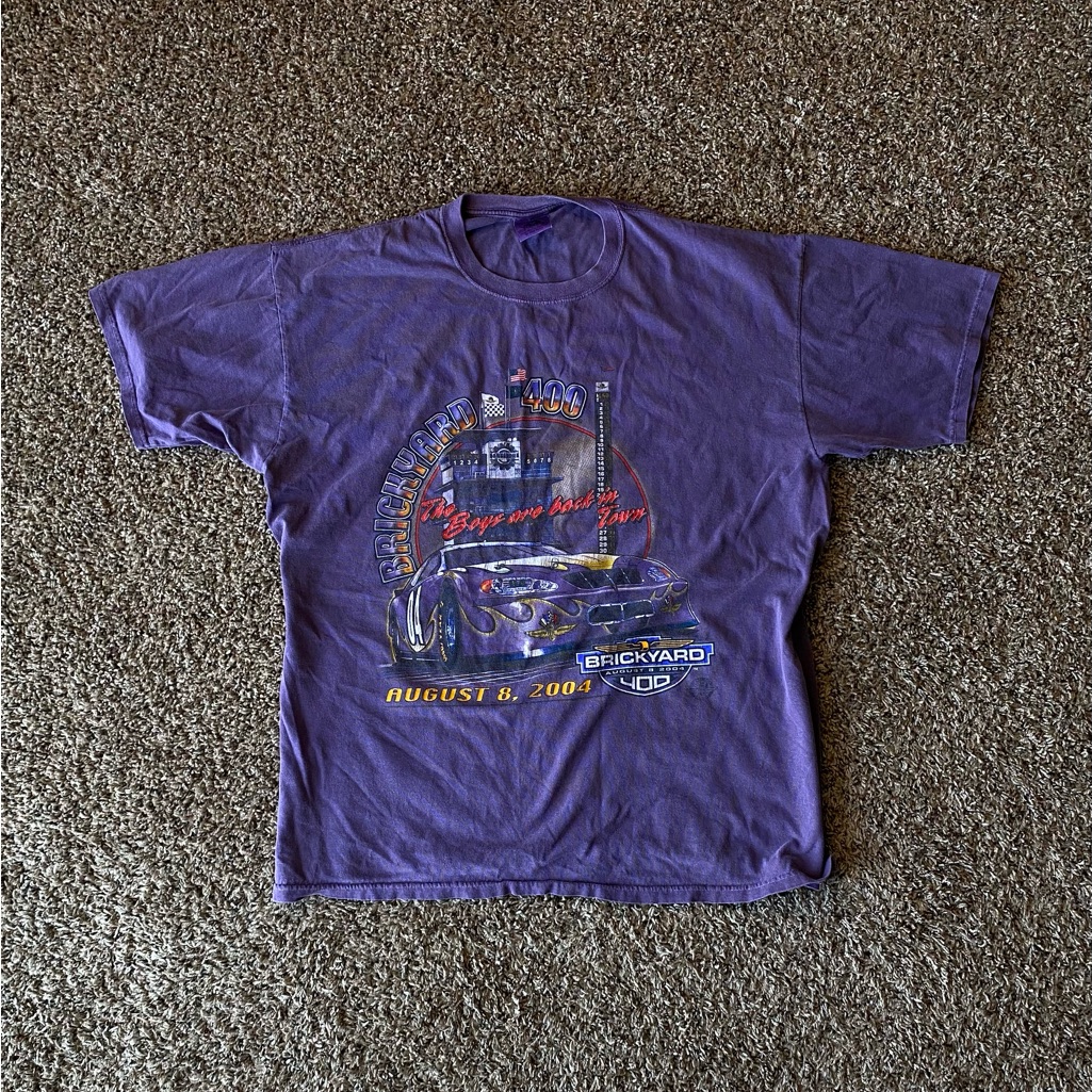 Brickyard 400 Vintage Nascar T Shirt 2004